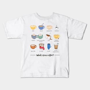 My favorite coffee Kids T-Shirt